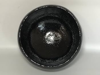 茶道具 黒楽茶碗 野点 小服茶碗(A420) Amazon｜京焼 清水焼 松楽窯 野点茶碗 黒楽 K4-3黒｜抹茶碗